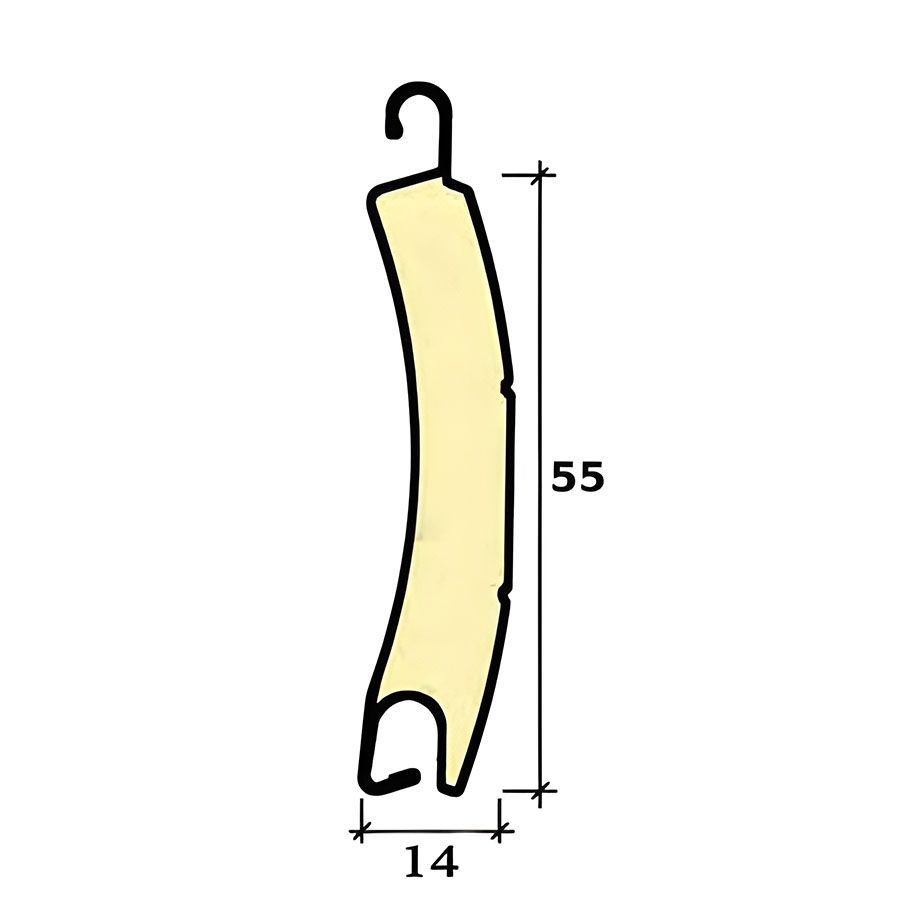 Puerta  enrollable de 77 mm