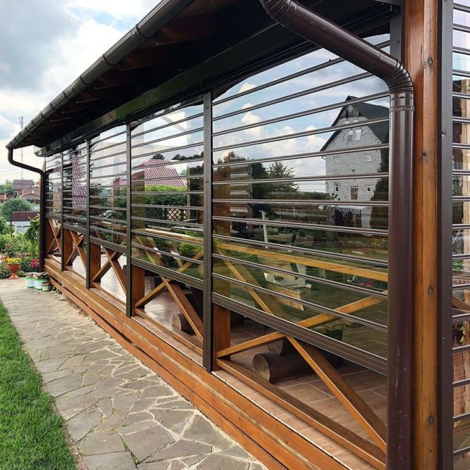 Rollo transparente exterior 3000x2500 mm