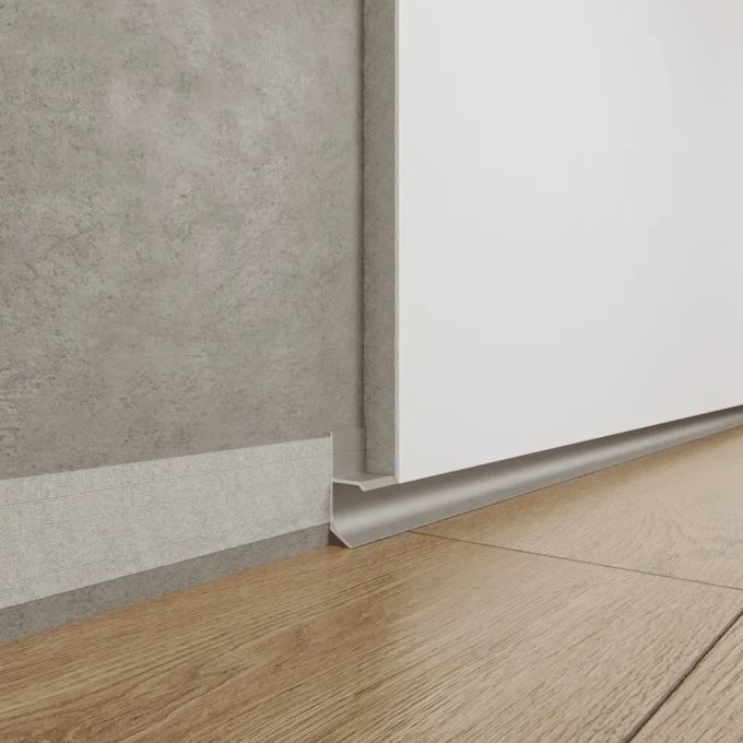 Zócalo oculto de 20 mm sin recubrimiento