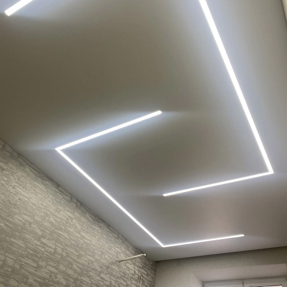 Perfil separador LED para placas de 15 mm con difusor de cartón yeso