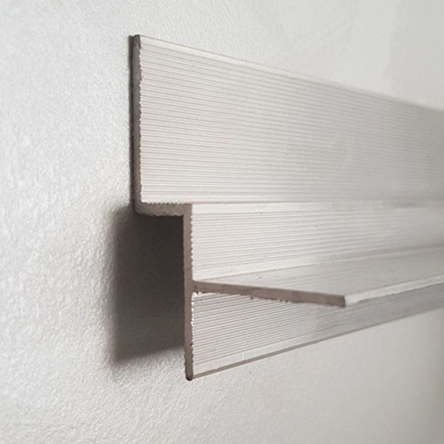Perfil de sombra 10x25 mm sin recubrimiento
