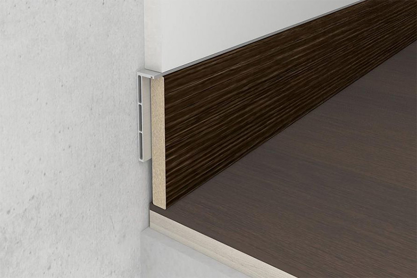 Zócalo oculto para parquet