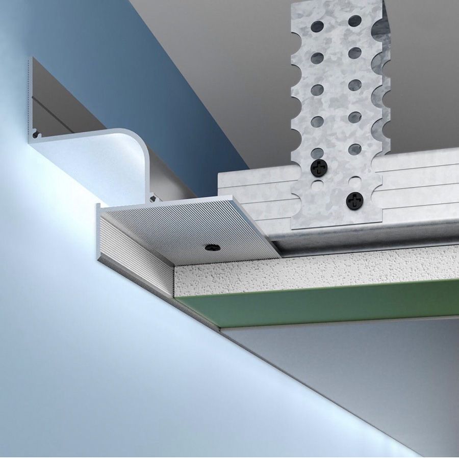 Comprar perfil de aluminio para techo tipo sombra en España