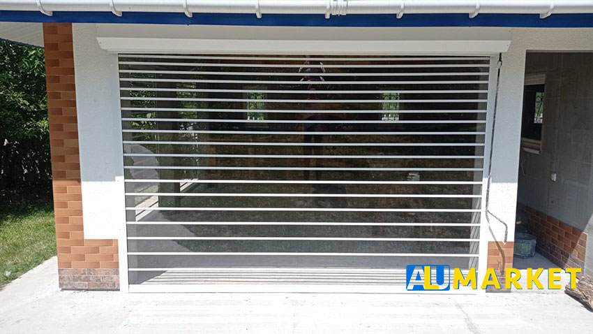 Persianas transparentes de policarbonato para cenador